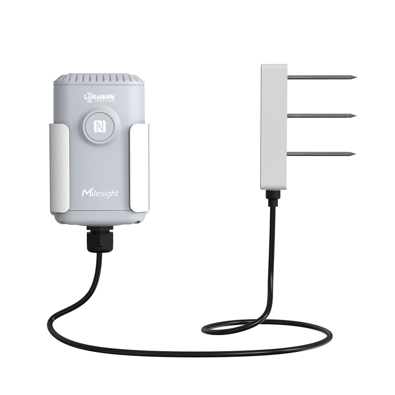 Milesight EM500-SMTC Soil Moisture, Temperature, and Electrical Conductivity Sensor